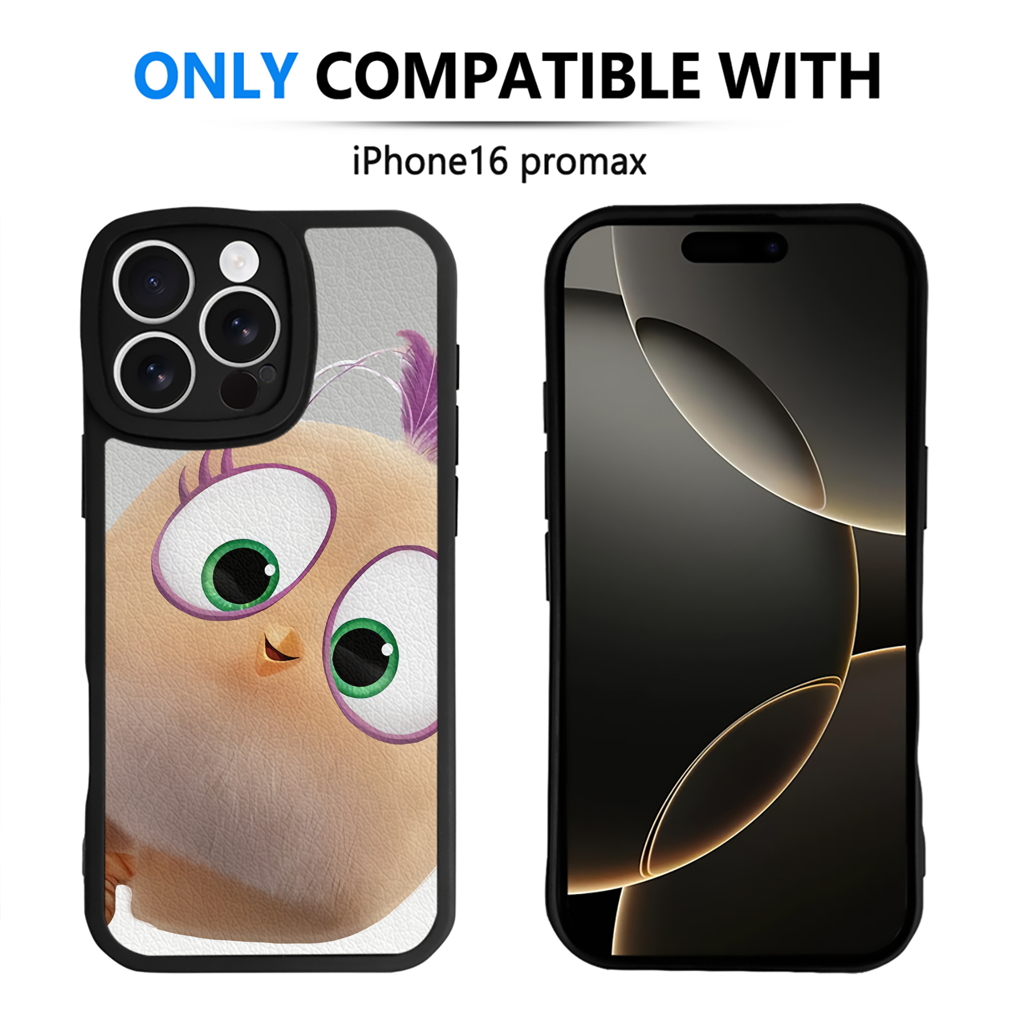 （画像用） Angry Birds アングリーバード 【iPhone 16シリーズ対応】シリコンスマホケース（レザー調） 材質：シリコン